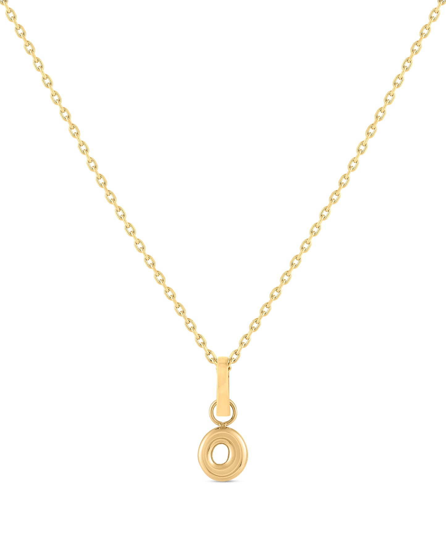 Love Letter Charm O - Gold