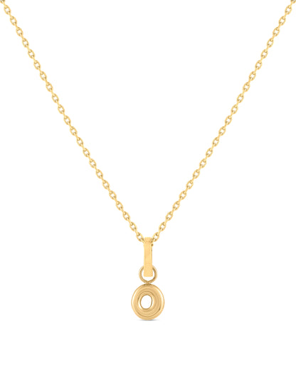 Love Letter Charm O - Gold
