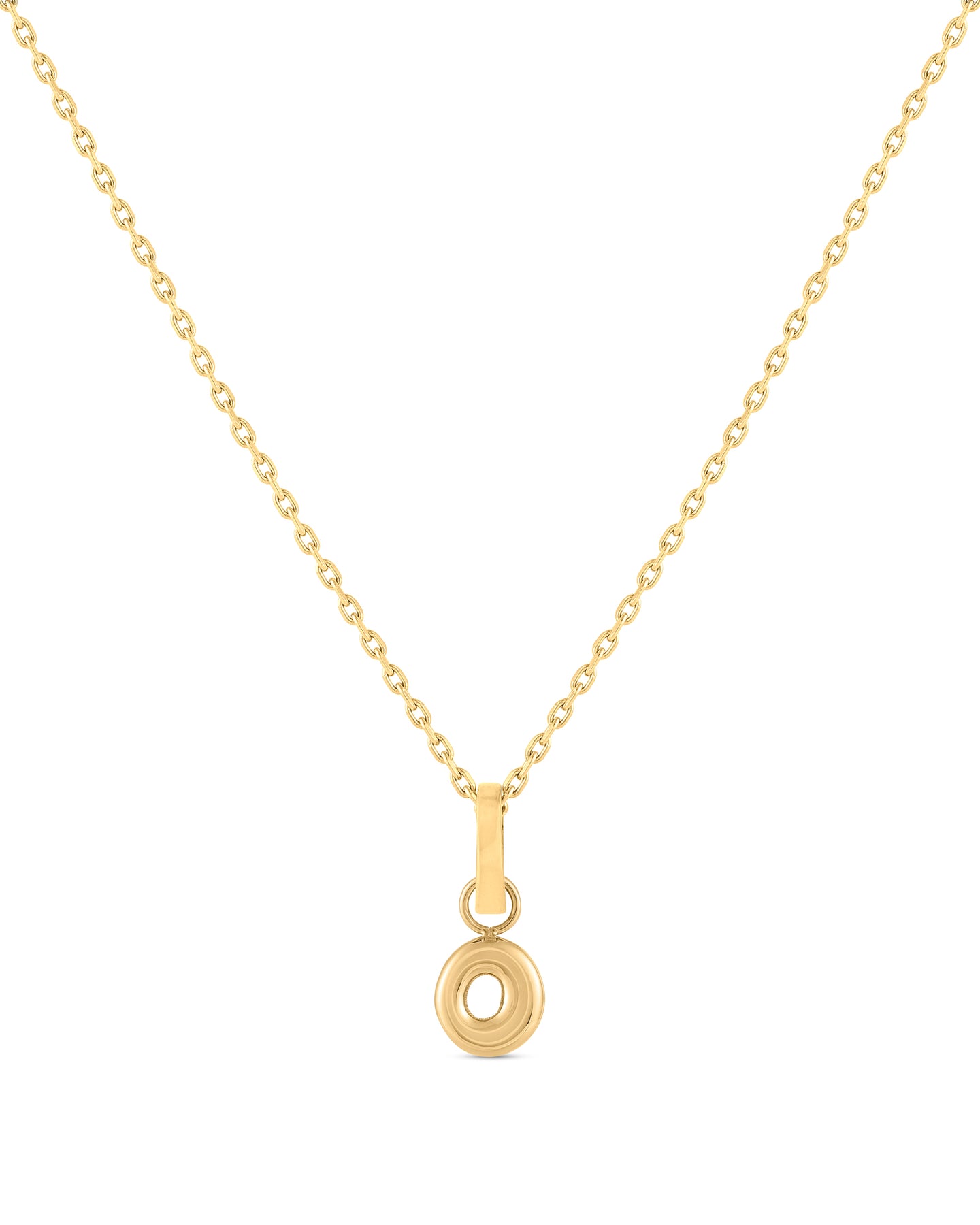 Love Letter Charm O - Gold