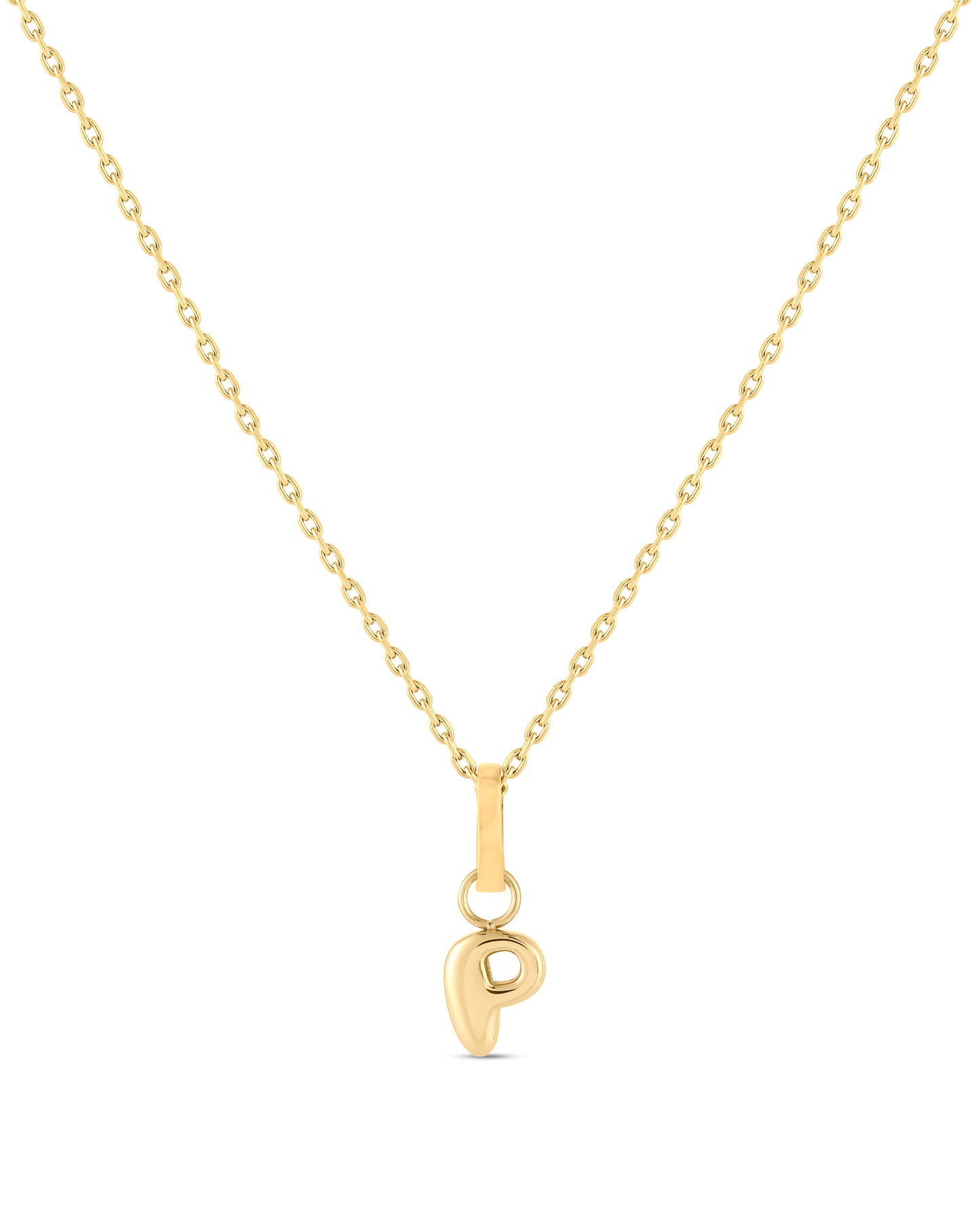 Love Letter Charm P - Gold