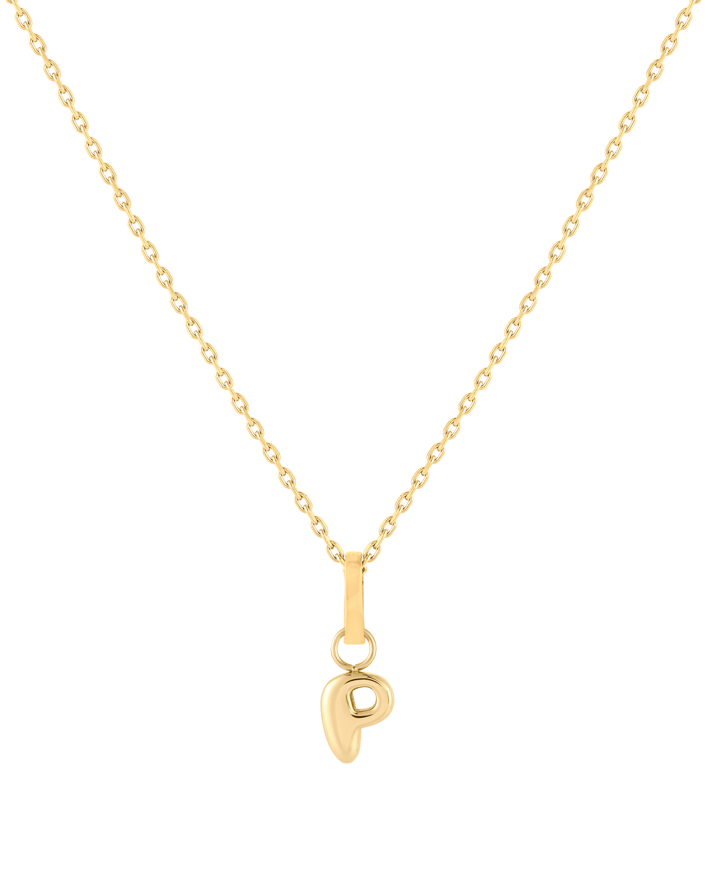 Love Letter Charm P - Gold