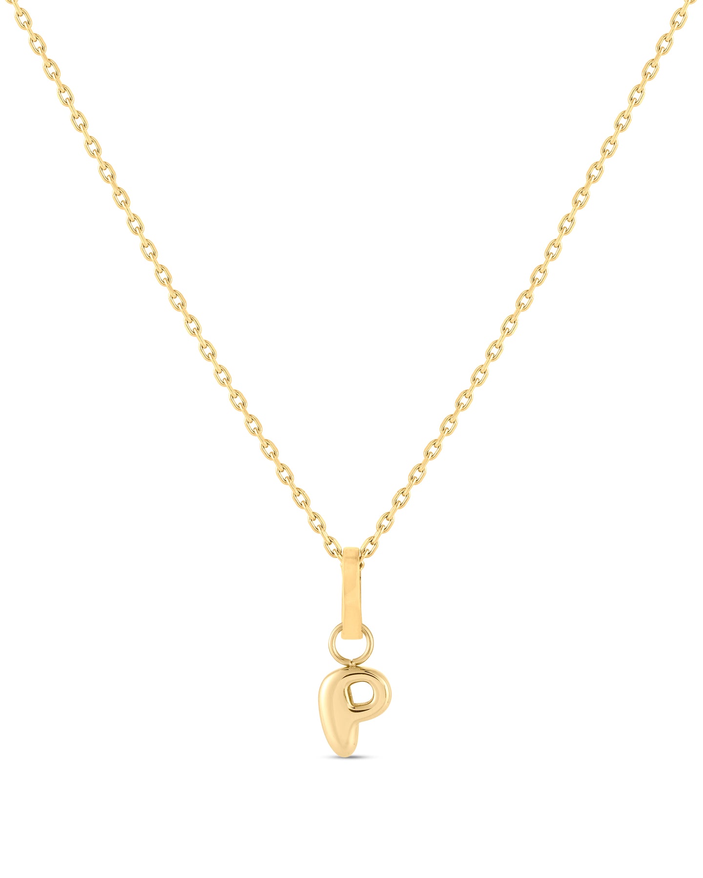 Love Letter Charm P - Gold
