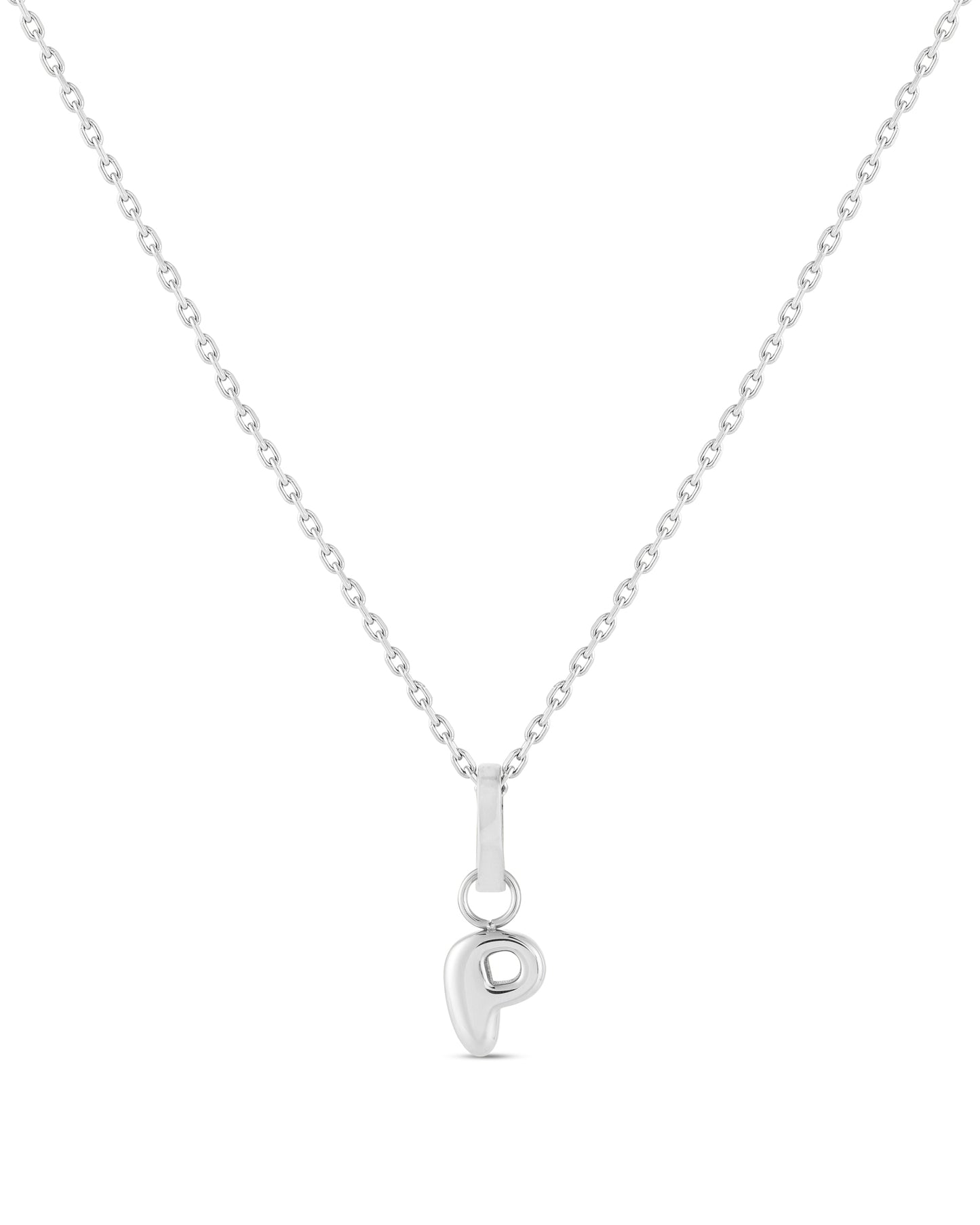 Love Letter Charm P - Silver