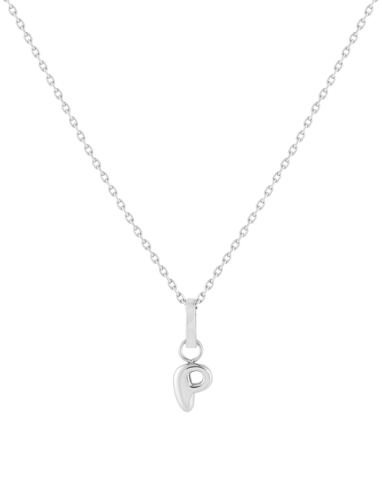 Love Letter Charm P - Silver