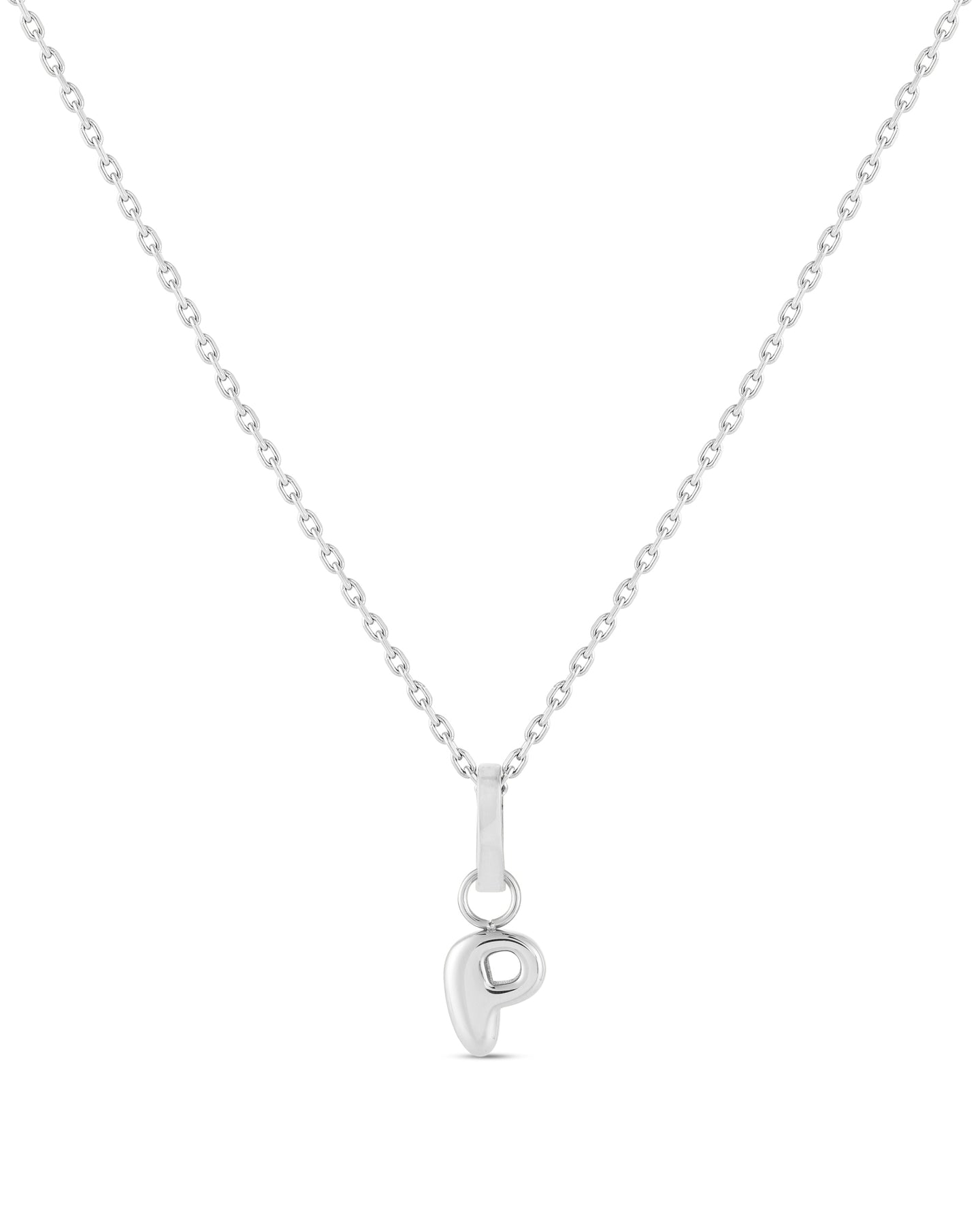 Love Letter Charm P - Silver