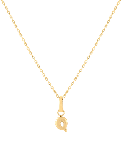 Love Letter Charm Q - Gold