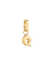 Love Letter Charm Q - Gold