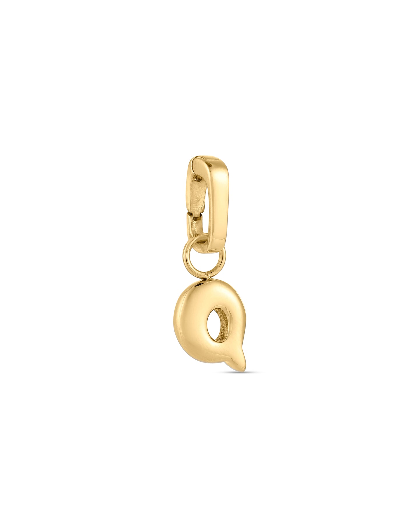 Love Letter Charm Q - Gold