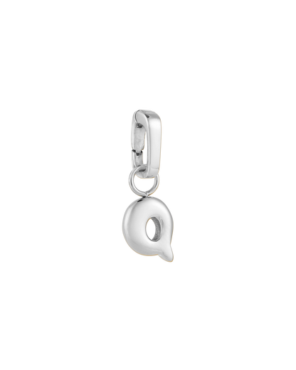 Love Letter Charm Q - Silver
