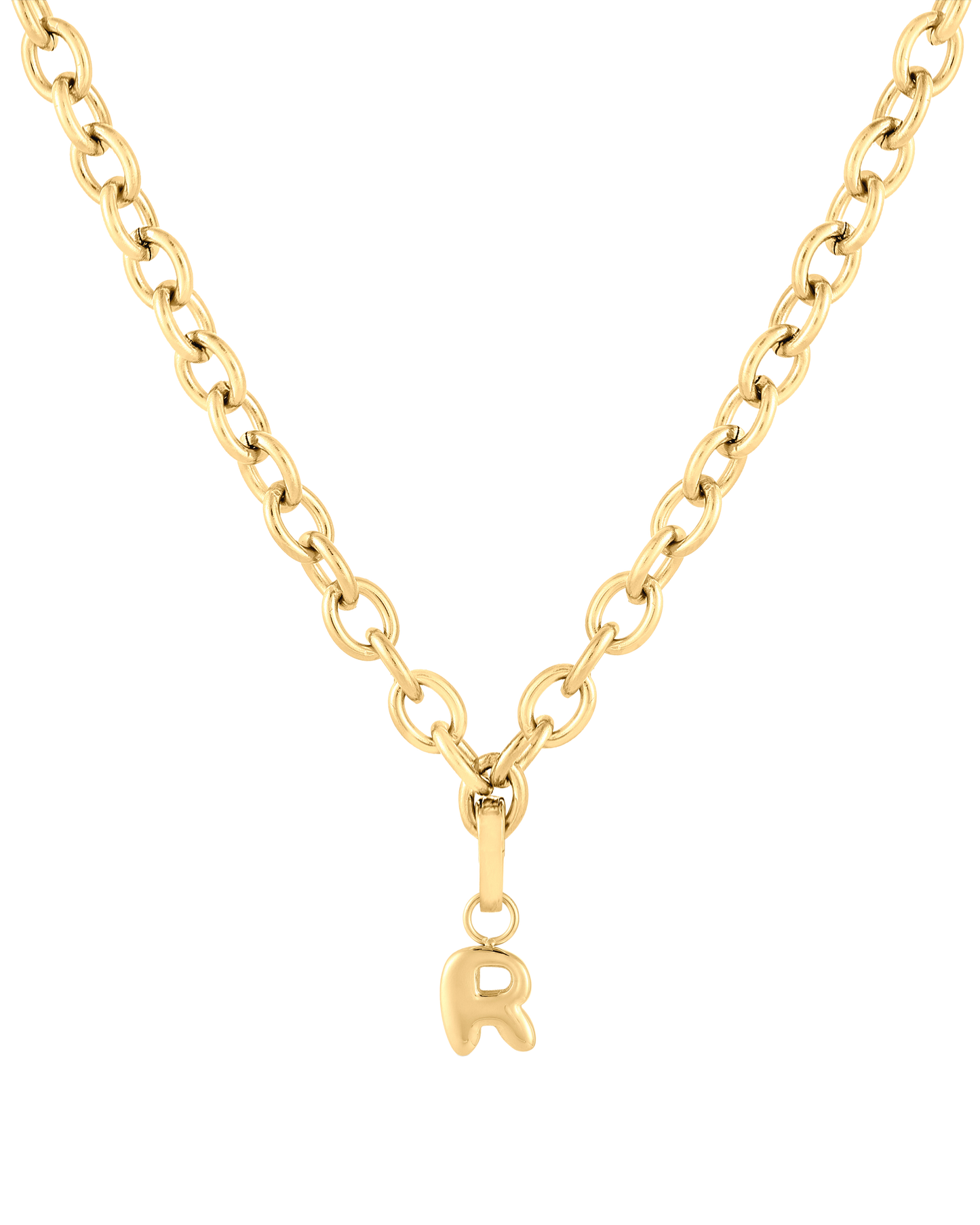 Love Letter Charm R - Gold