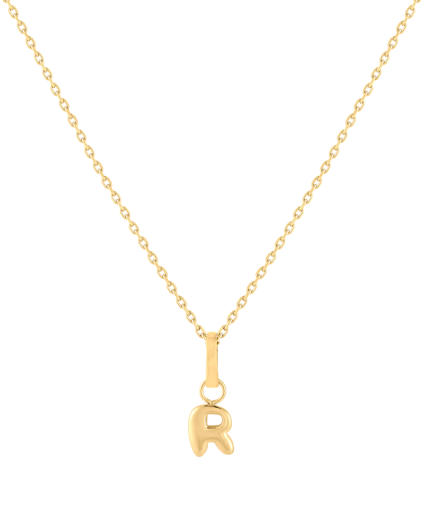Love Letter Charm R - Gold