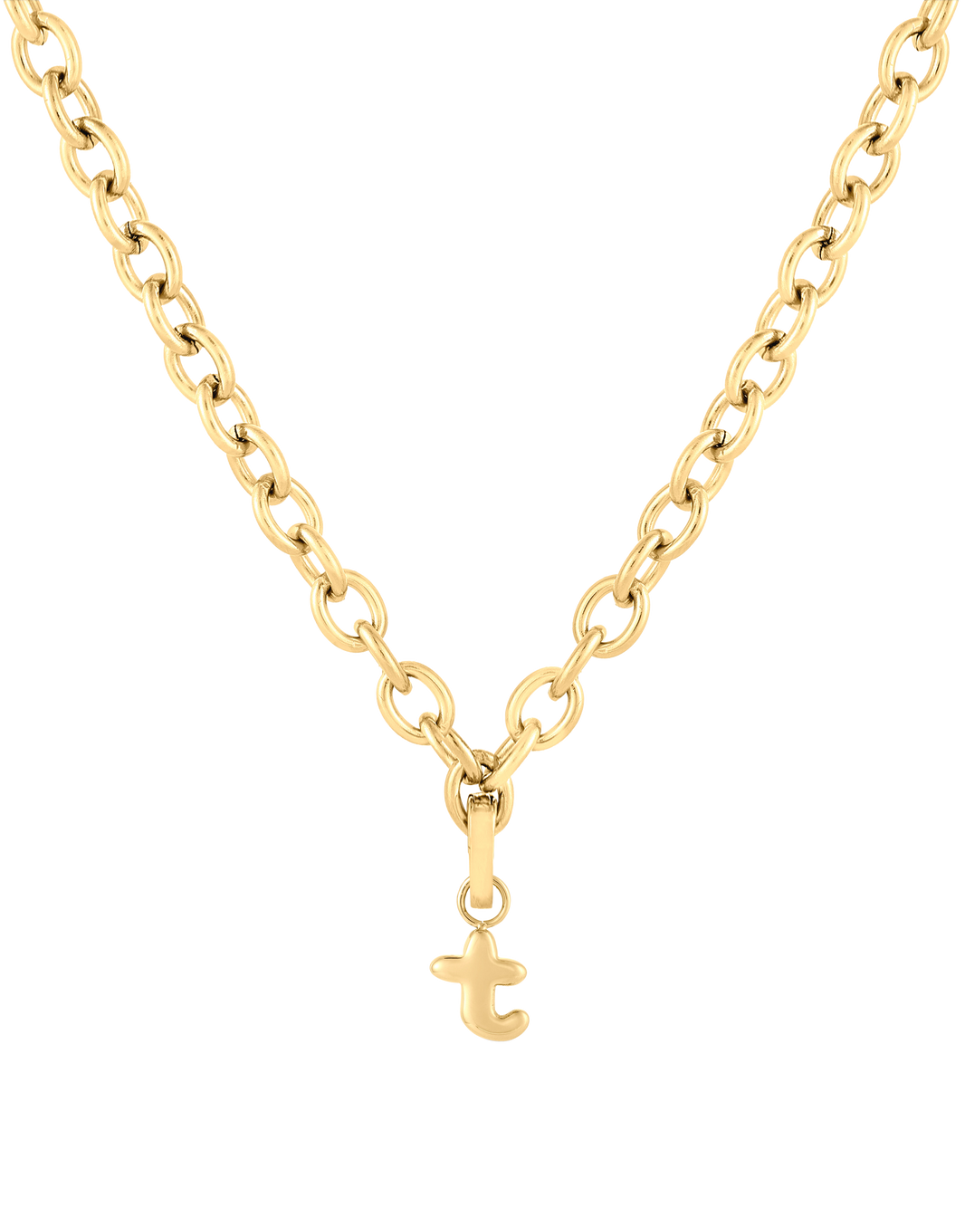 Love Letter Charm T - Gold