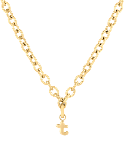 Love Letter Charm T - Gold