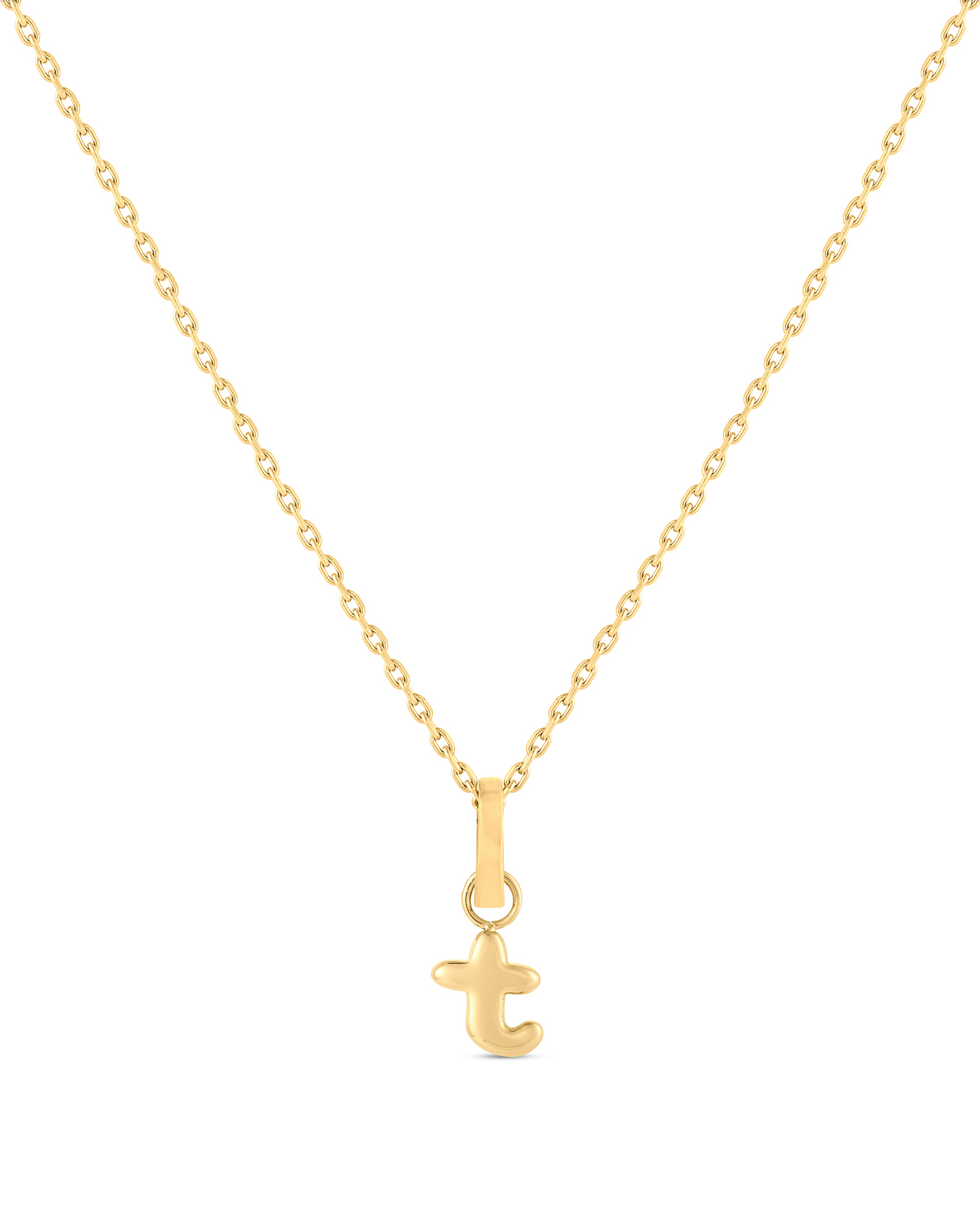 Love Letter Charm T - Gold