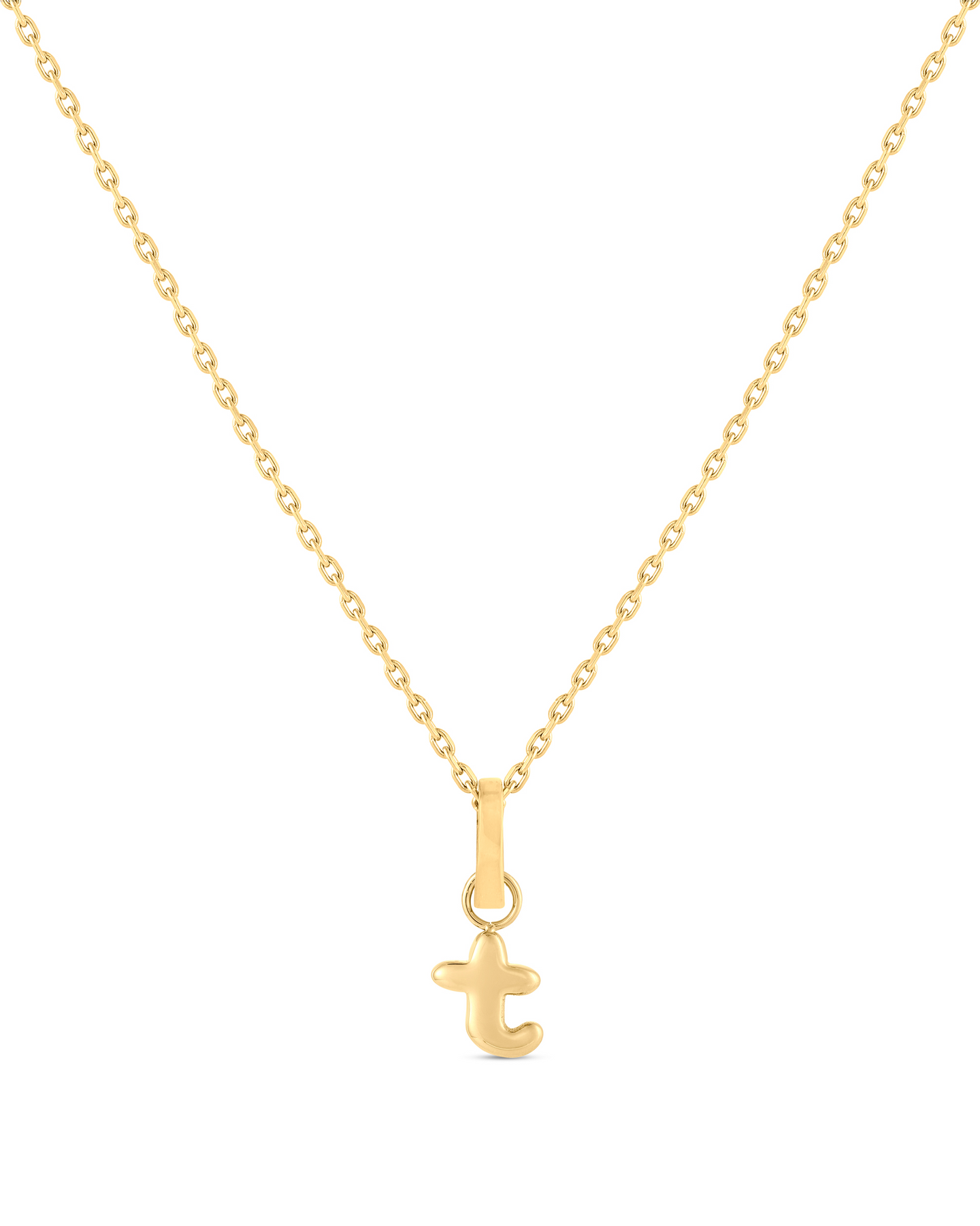 Love Letter Charm T - Gold