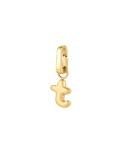 Love Letter Charm T - Gold