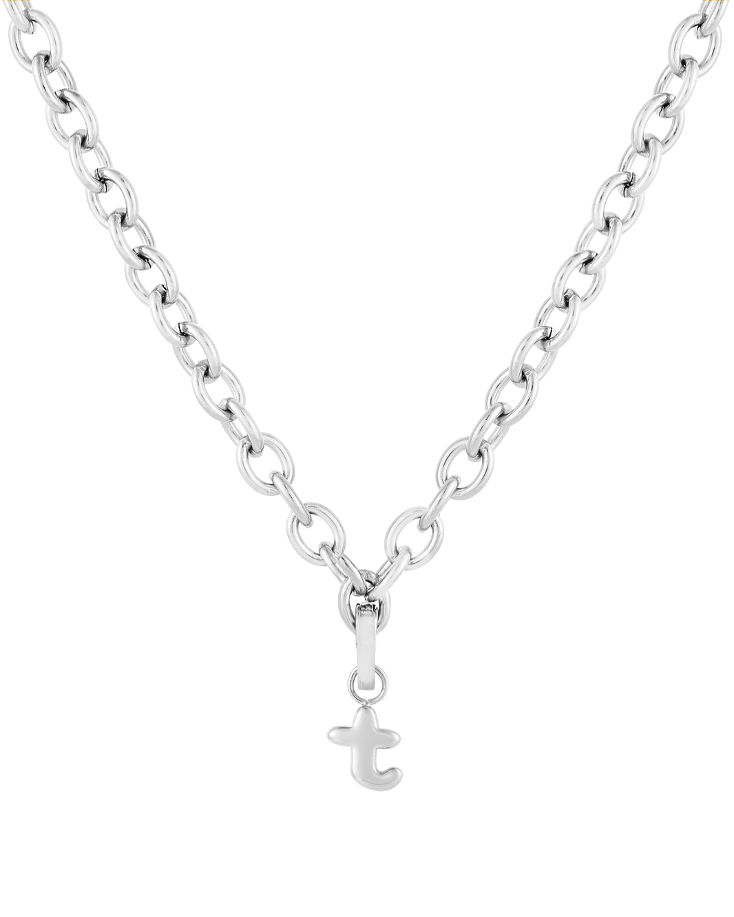 Love Letter Charm T - Silver