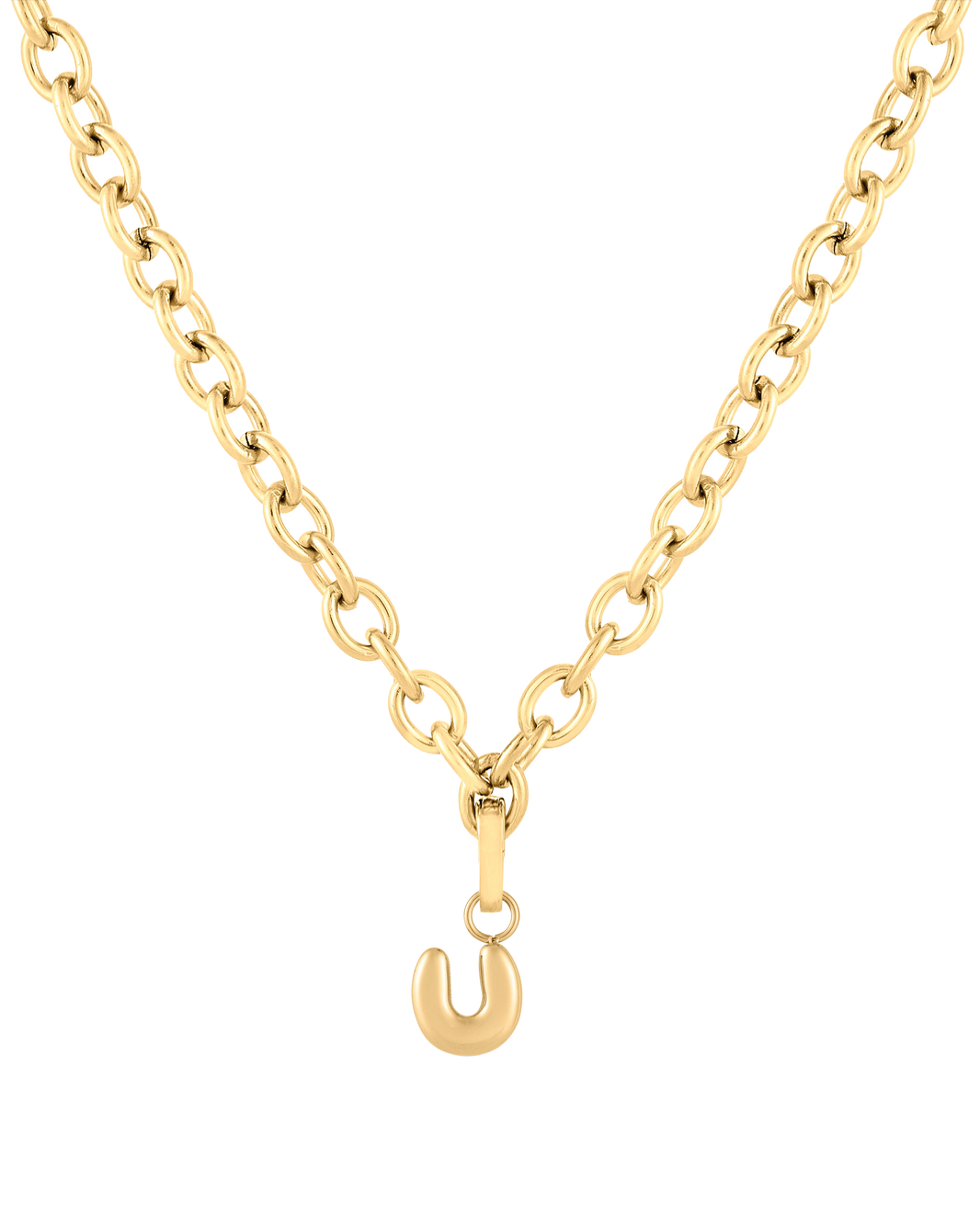 Love Letter Charm U - Gold