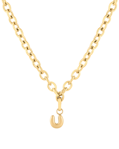Love Letter Charm U - Gold