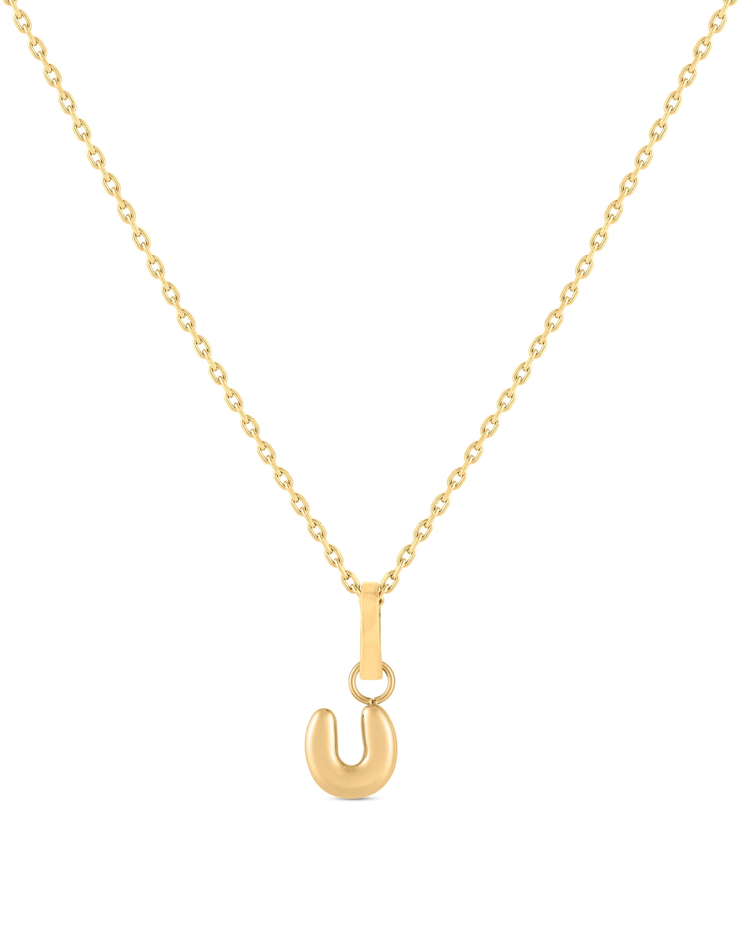 Love Letter Charm U - Gold
