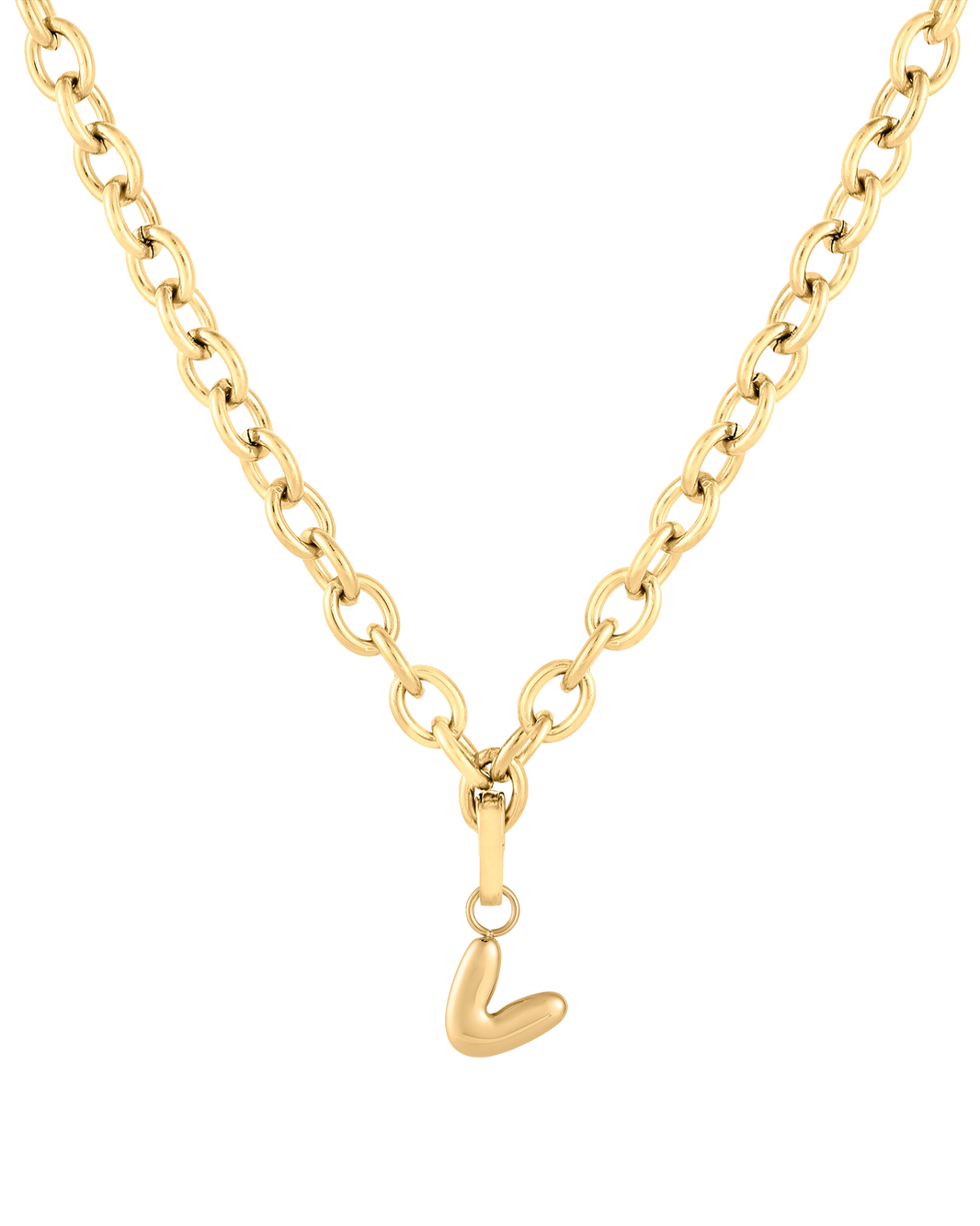 Love Letter Charm V - Gold