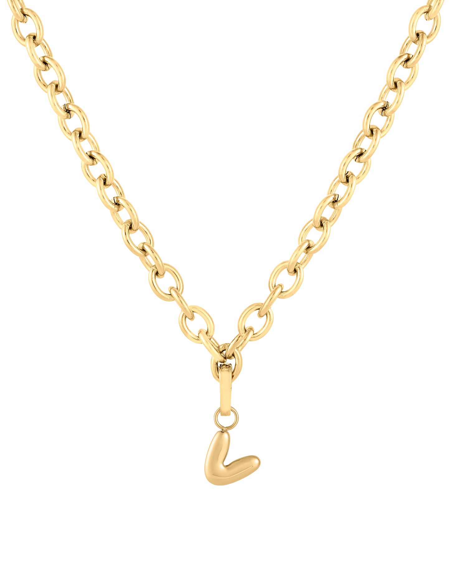 Love Letter Charm V - Gold