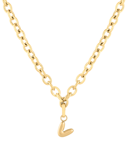 Love Letter Charm V - Gold