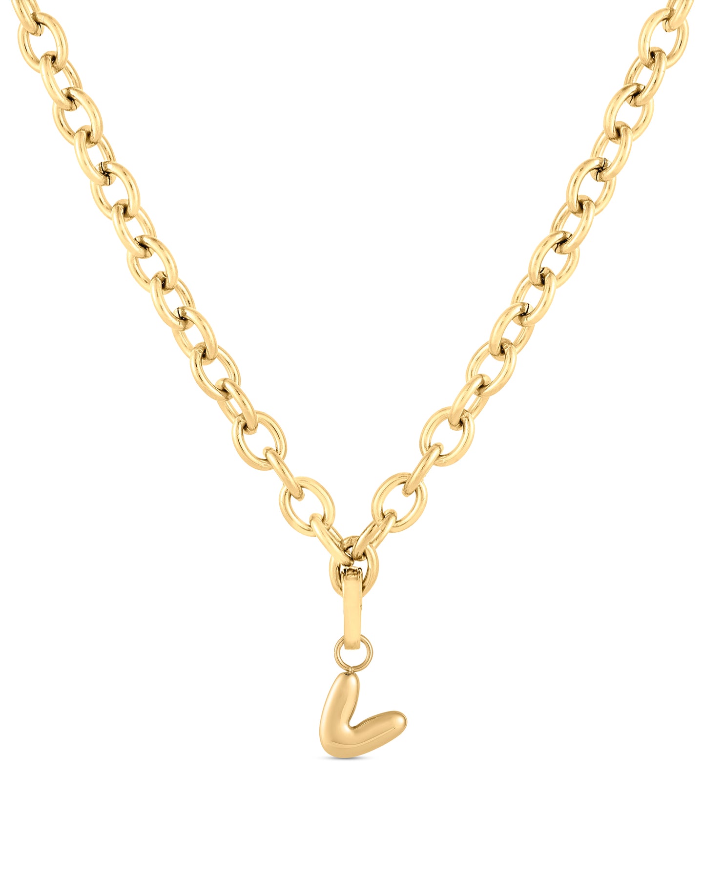 Love Letter Charm V - Gold