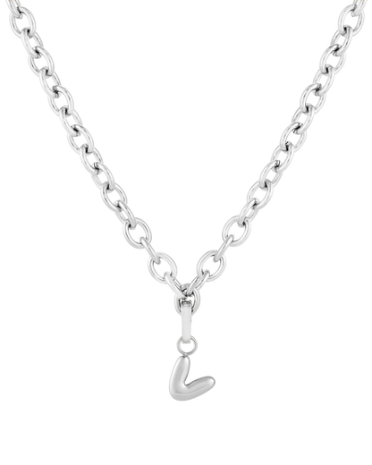 Love Letter Charm V - Silver