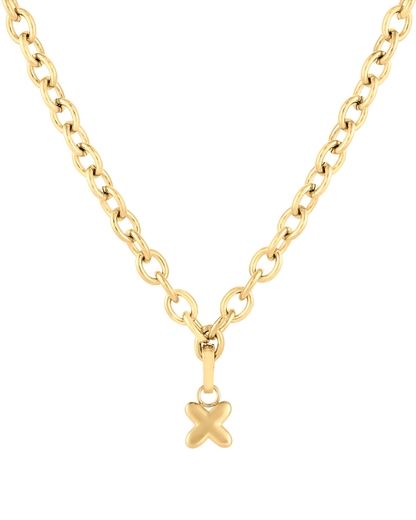 Love Letter Charm X - Gold