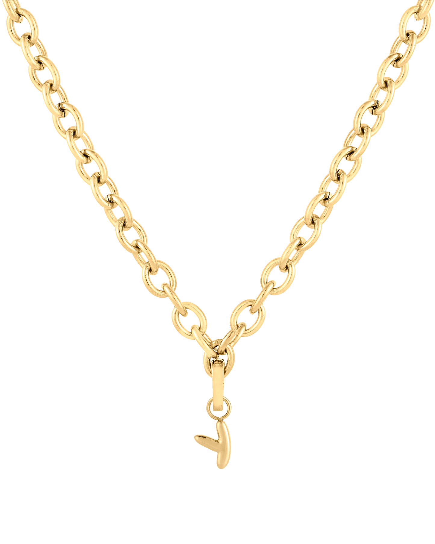 Love Letter Charm Y - Gold