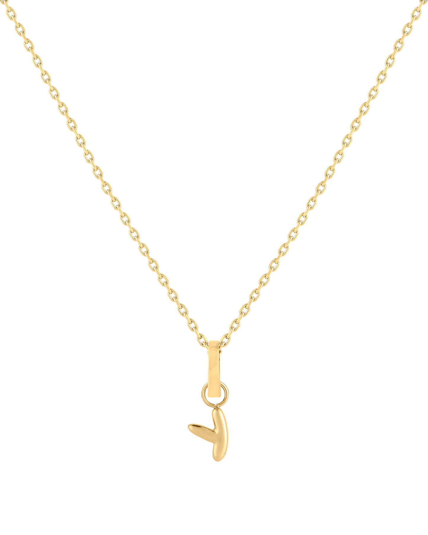 Love Letter Charm Y - Gold