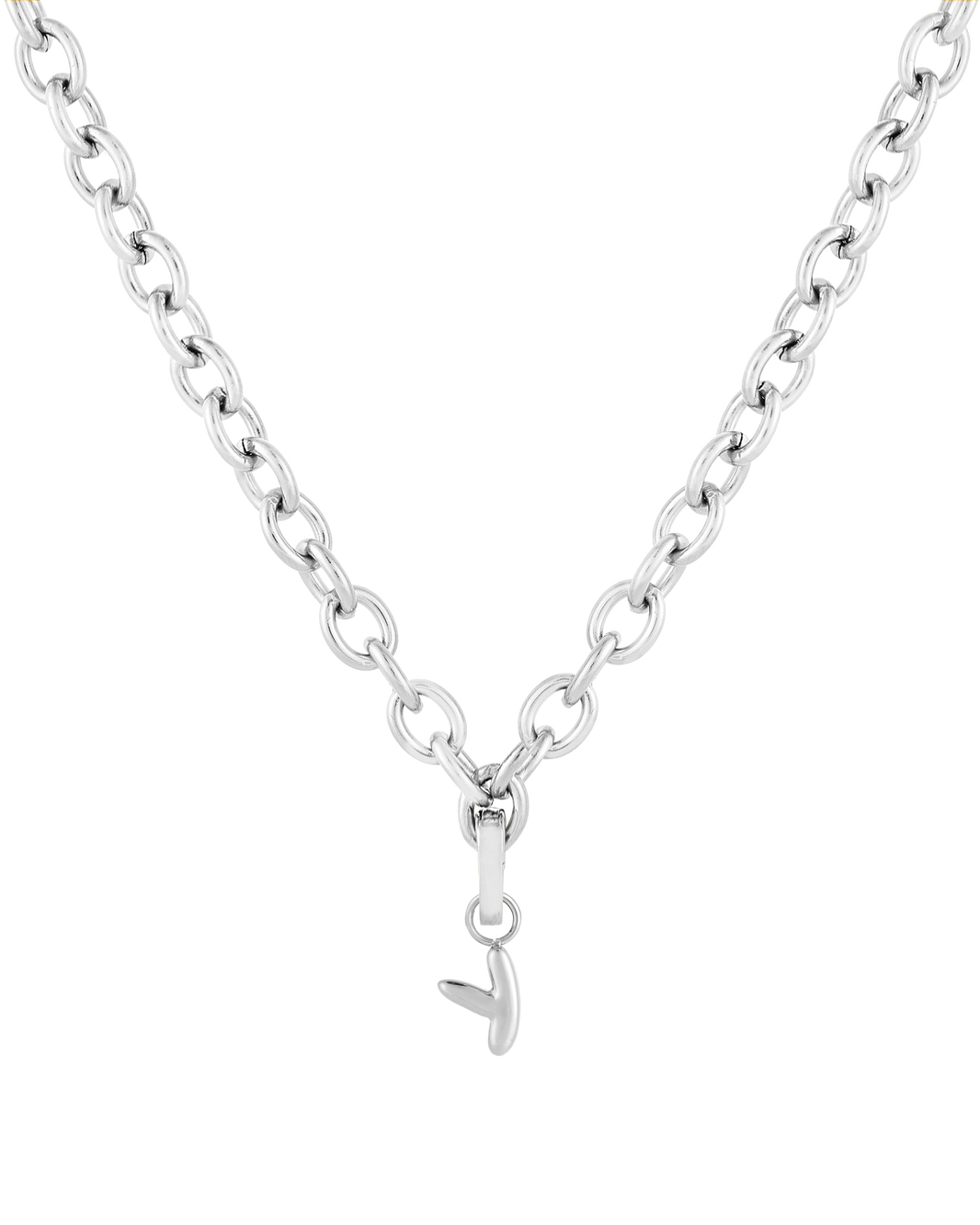 Love Letter Charm Y - Silver
