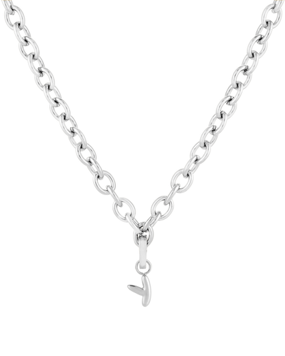 Love Letter Charm Y - Silver