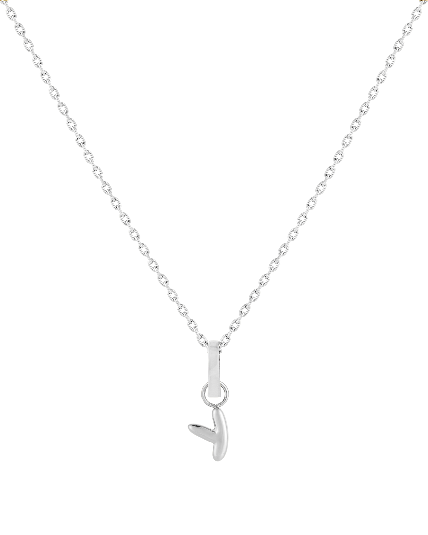 Love Letter Charm Y - Silver