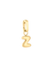 Love Letter Charm Z - Gold