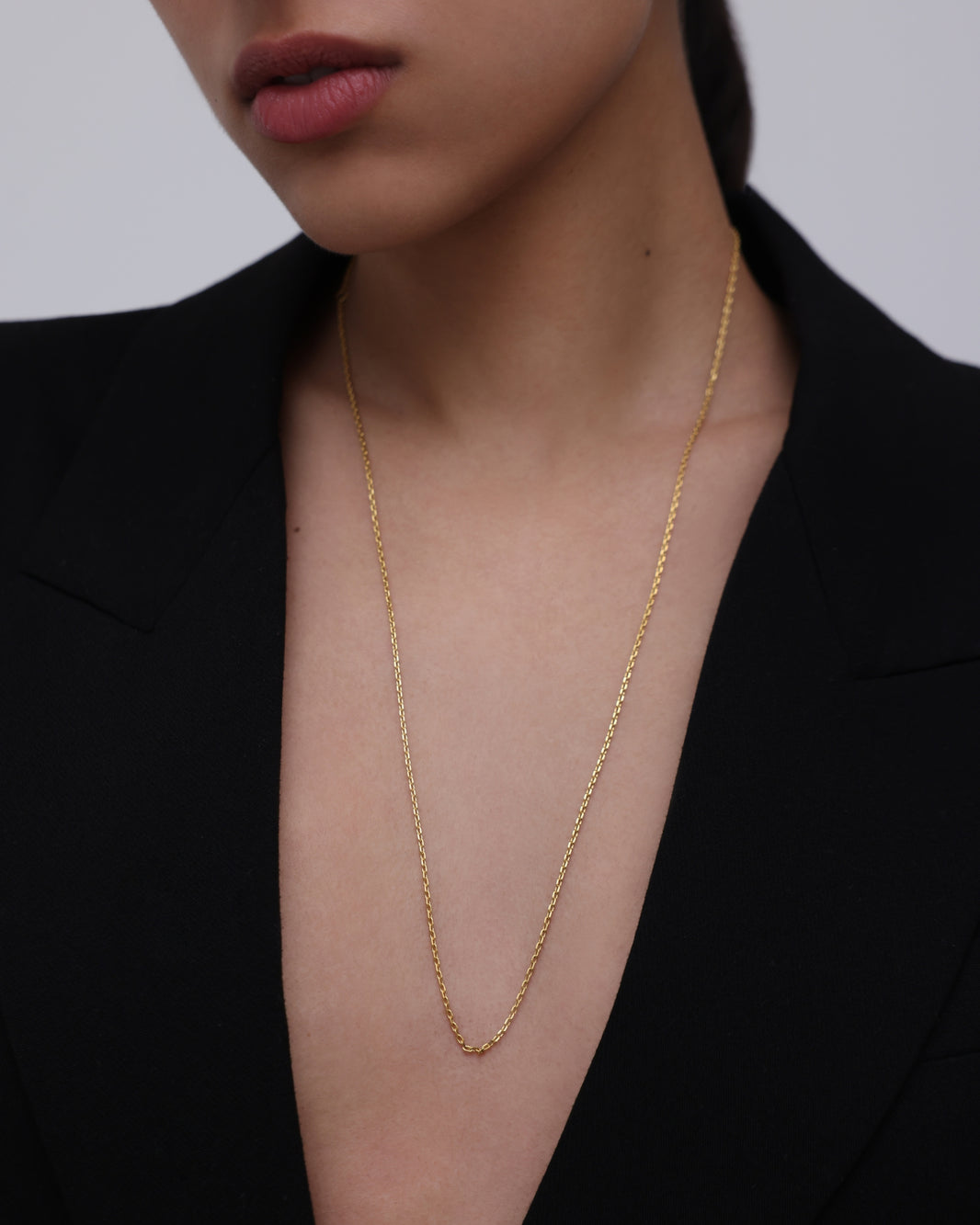Love Links Long Chain - Gold
