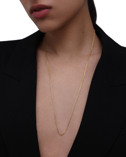 Love Links Long Chain - Gold