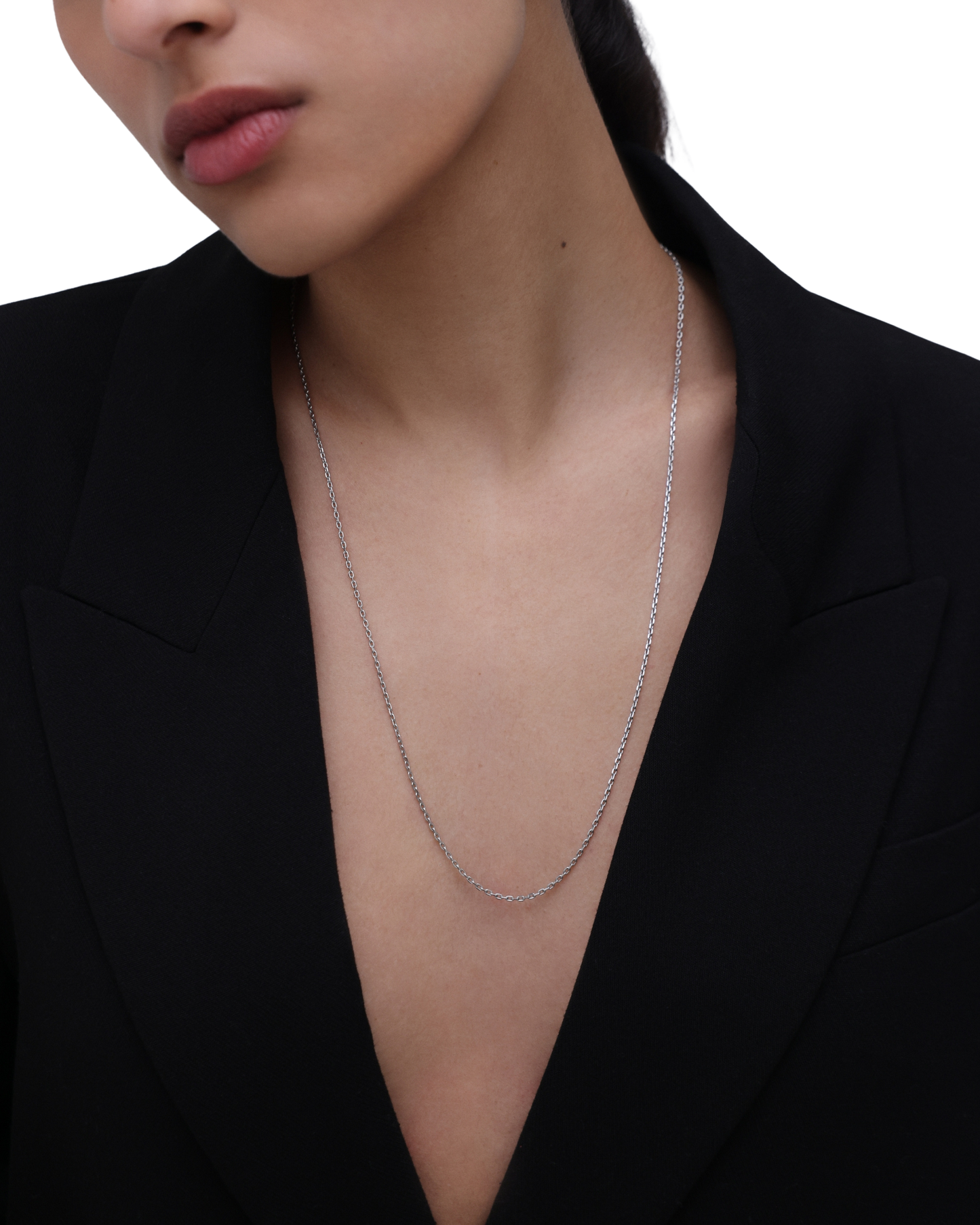 Love Links Long Chain - Silver