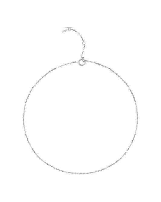 Love Links Long Chain - Silver