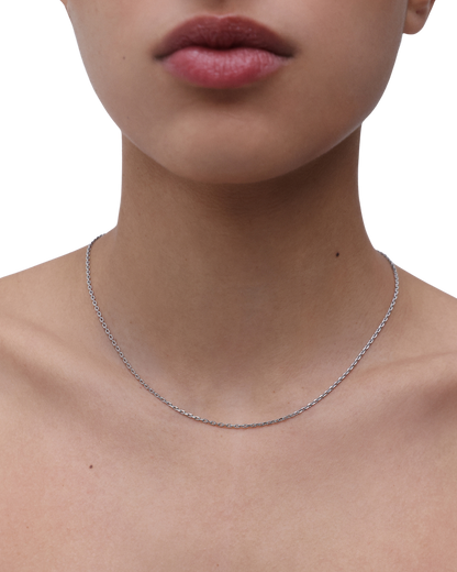 Love Links Short Chain - Silver