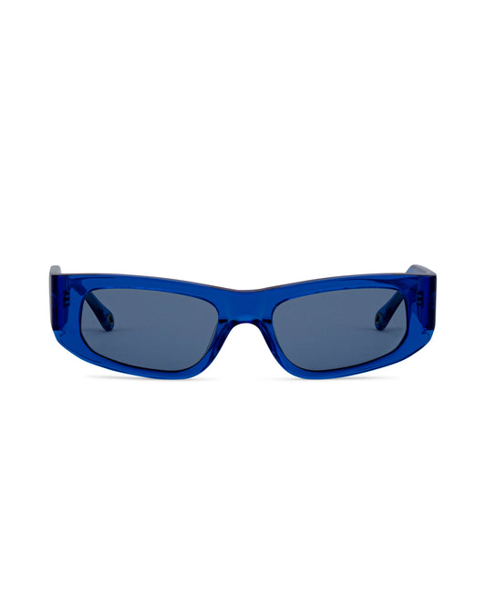 Luna - Electric Blue - Sunglasses - KAREN WAZEN