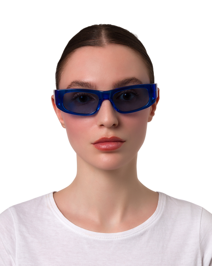 Luna - Electric Blue Sunglasses