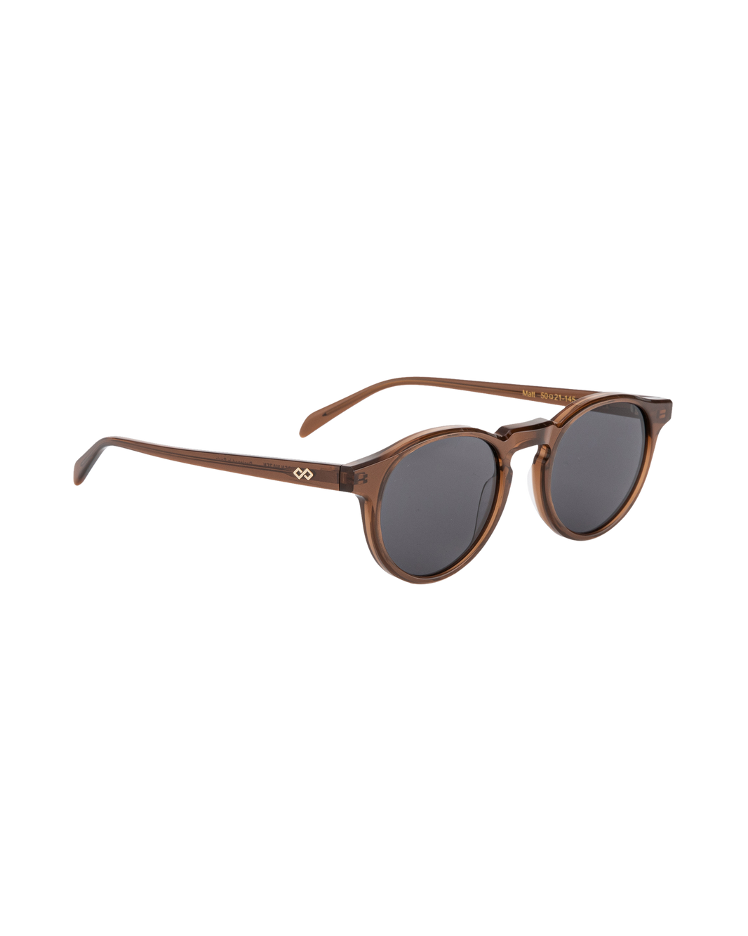 Matt - Clear Brown Sunglasses