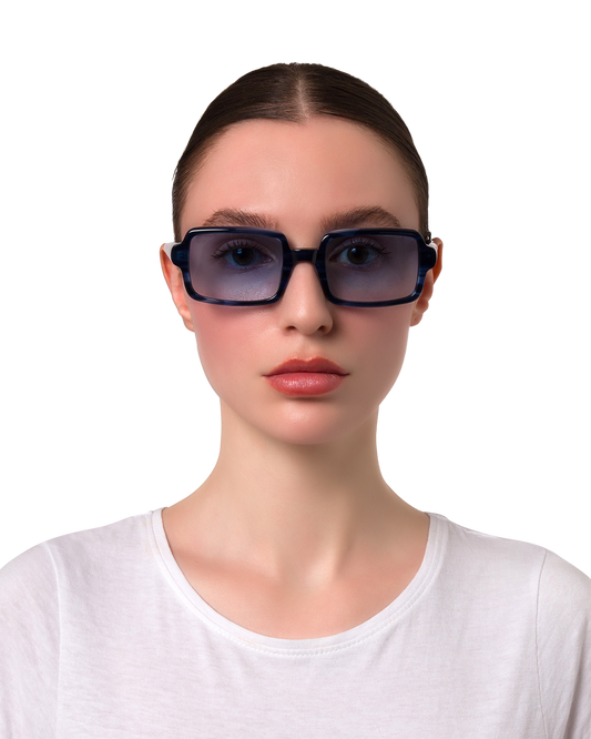 Mia - Blue Camo Sunglasses
