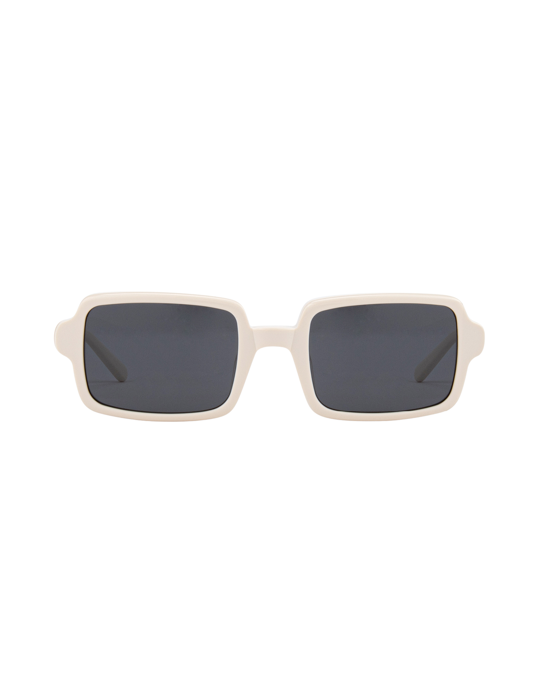 Mia - Cream in Black Sunglasses