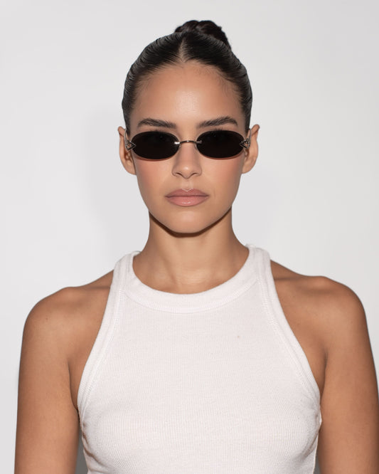 Best Sunglasses for Women – Cleo Silver, Available Online in USA, UK, Canada & UAE