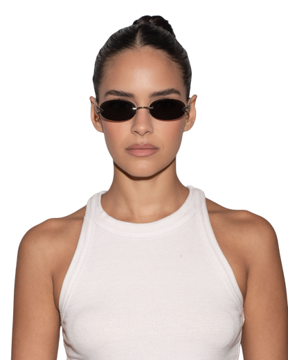 كليو - نظارات شمسية فضية