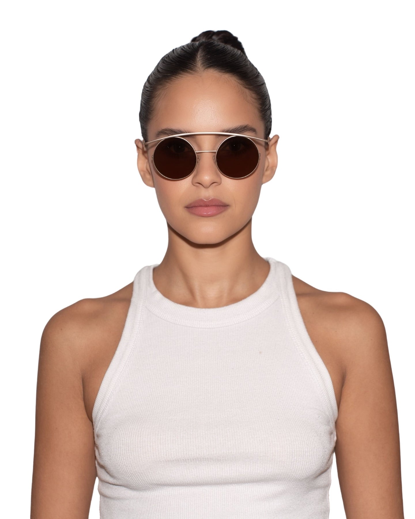 Retro XL - Brown Sunglasses