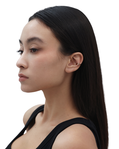 Muse Cuff Earrings - Rose Gold